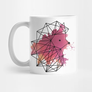 Geometric hedgehog Mug